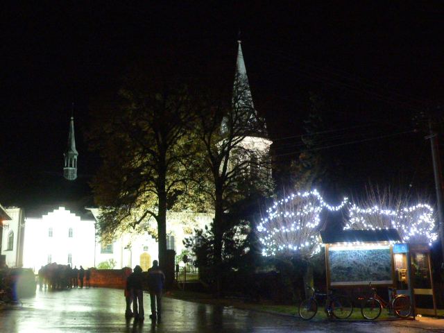 Slavnostní rozsvícení vánoční výzdoby 2.12.2007