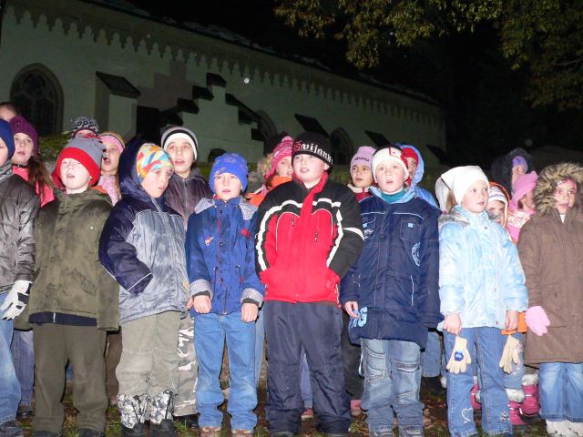 Slavnostní rozsvícení vánoční výzdoby 2.12.2007